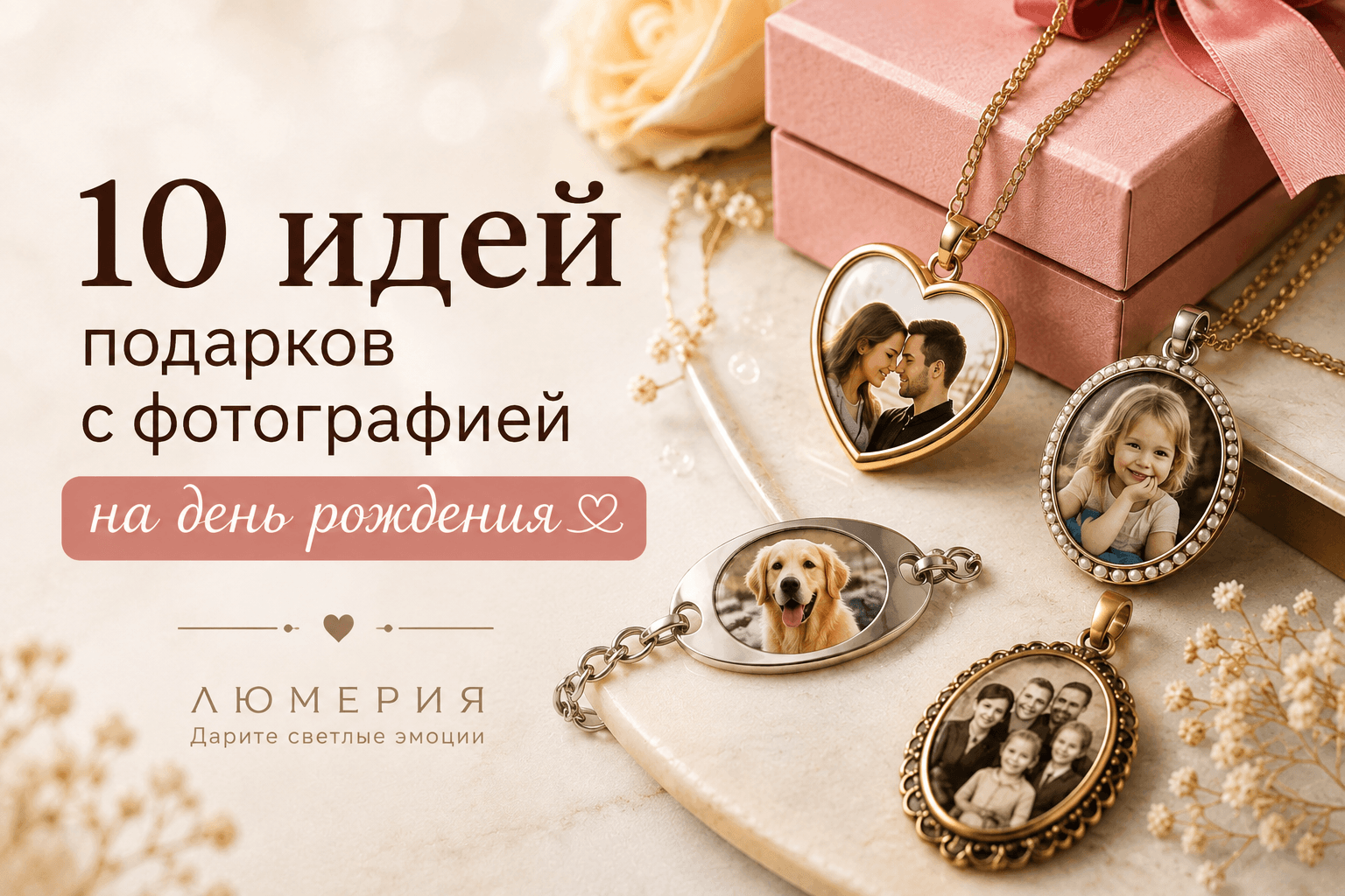 10 идей подарков с фотографией на день рождения