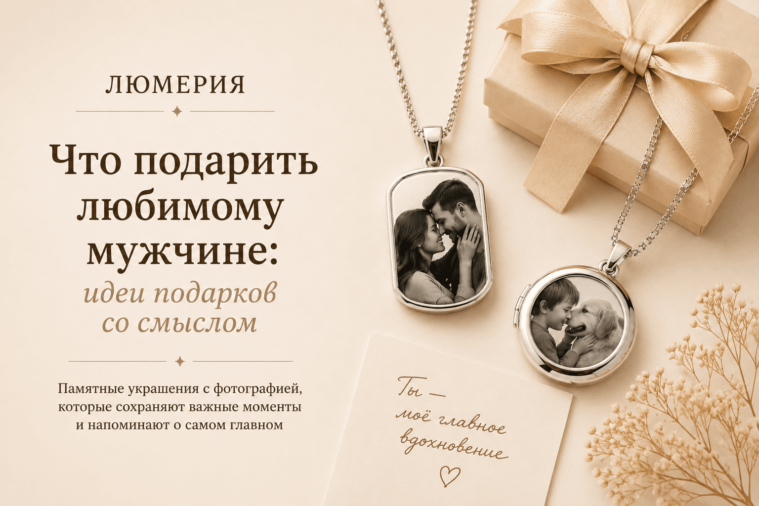Что подарить любимому мужчине